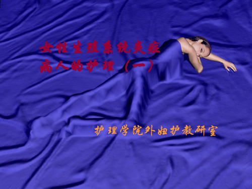 女性生殖系统炎症病人的护理