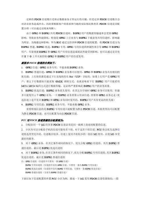 PDCH配置