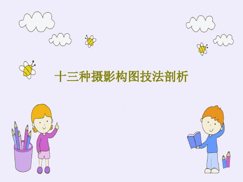 十三种摄影构图技法剖析65页PPT