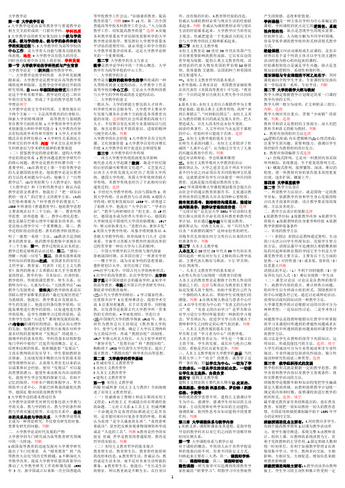 2011山东高校教师资格岗前培训_大学教学论
