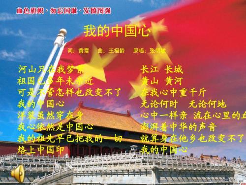 我的中国心