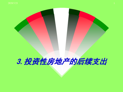 2-3投资性房地产—后续支出