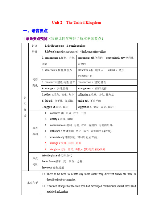 【免费下载】高中英语必修五学案