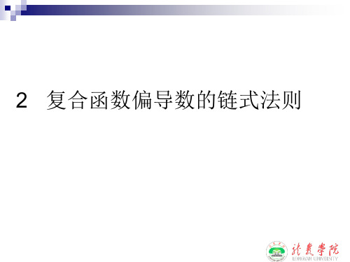 2 复合函数偏导数的链式法则