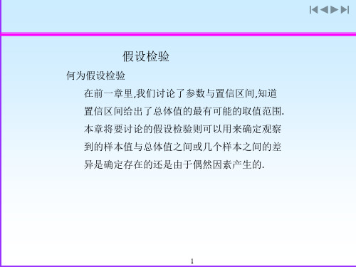 13假设检验PPT课件