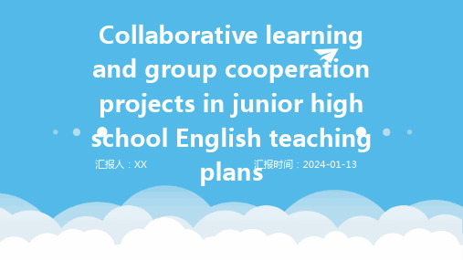 Collaborative learning and group cooperation proje