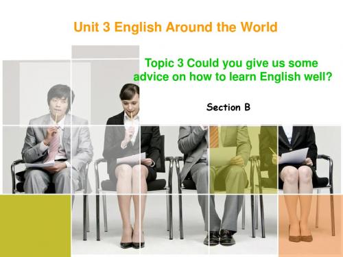 仁爱湘教版九年级上Unit 3 English around the Word Topic 3 Could you give us some advice on ...