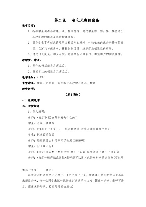 第二课   变化无穷的线条