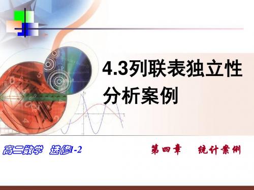 列联表独立性分析案例