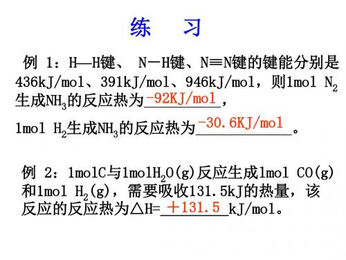 热化学方程式