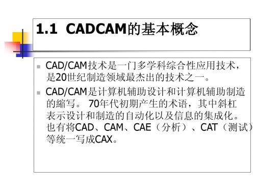 cadcam讲稿