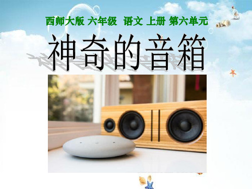 《神奇的音箱》3 精选优质课件