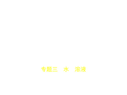专题三 水 溶液(试题部分).pptx