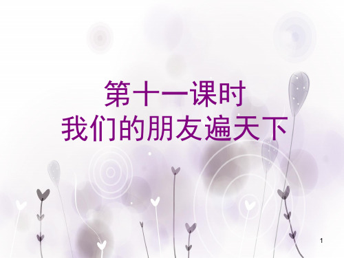 九年级思品第一轮复习第十一课时PPT课件