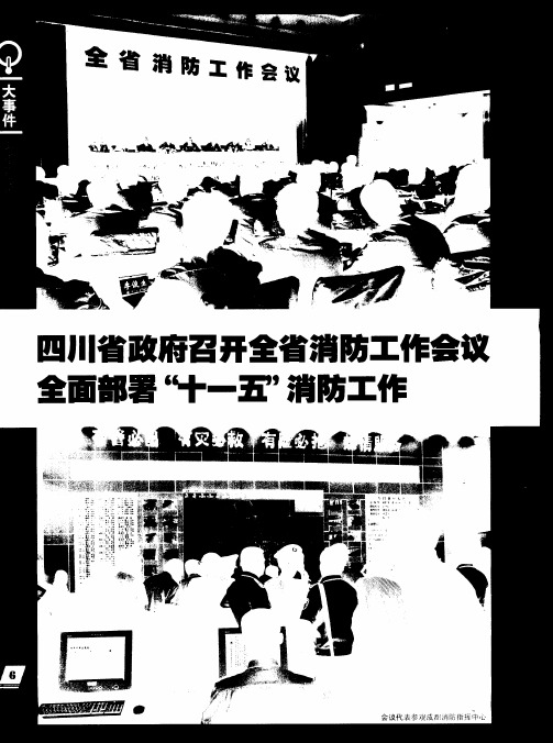 四川省政府召开全省消防工作会议 全面部署“十一五”消防工作