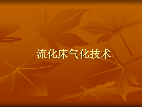流化床气化技术