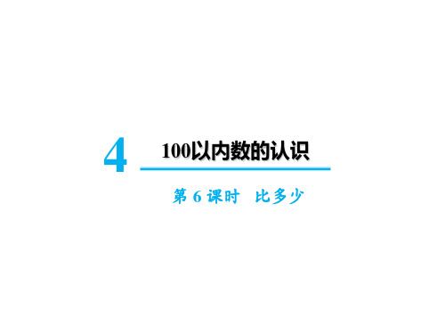 人教新课标《比多少》完美课件1