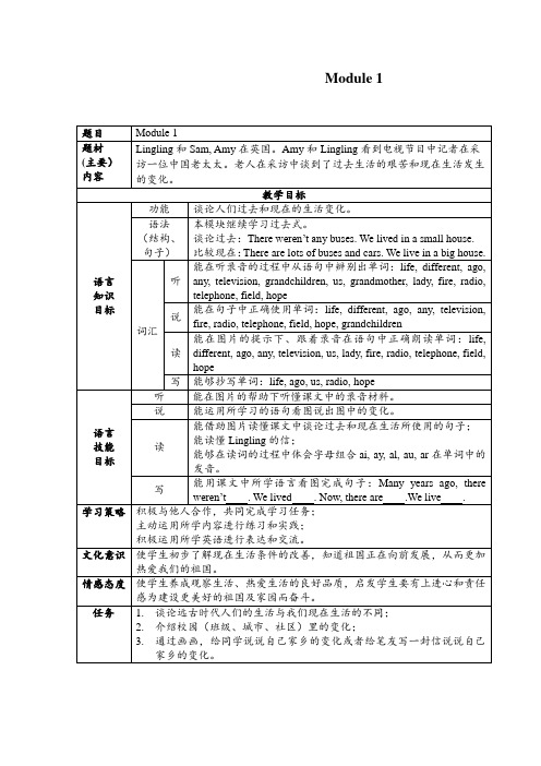 【必备】【教学设计】小学英语三年级起点五年级下册(外研社)全册完整教案