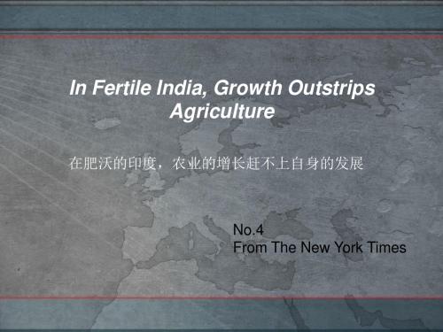 India food problem-green revolution