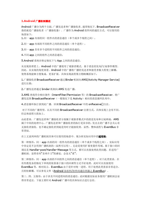 Android总结篇系列：Android广播机制