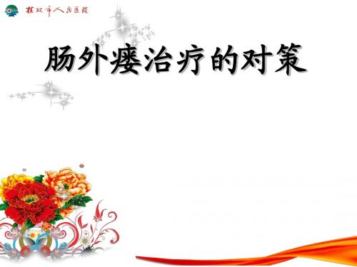 肠外瘘治疗的对策课件