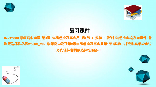 2020-2021学年高中物理第2章电磁感应及其应用第1节1实验：探究影响感应电流方向课件鲁科版选