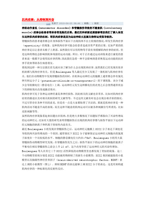 肌肉痉挛