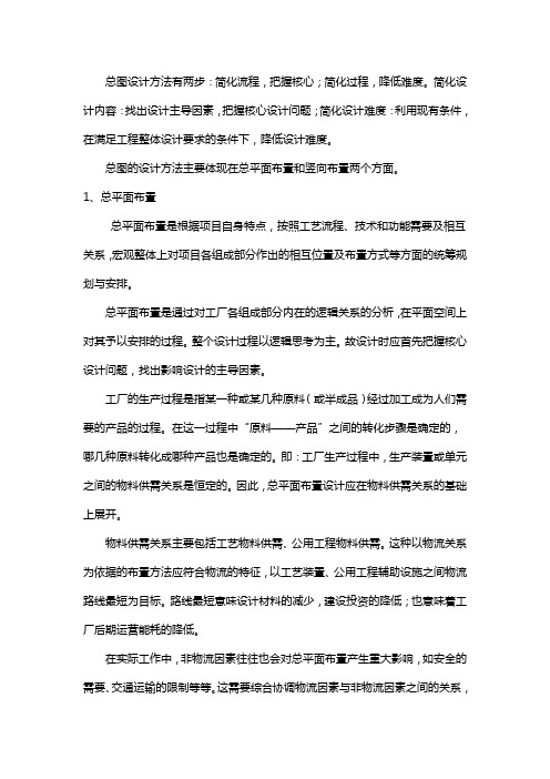 总图设计方法