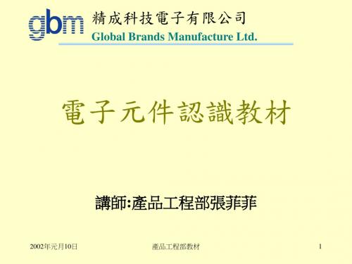 电子元件认识教材58434-文档资料