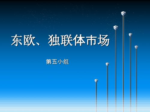 东欧、独联体市场