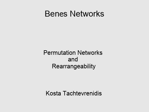 Benes Networks