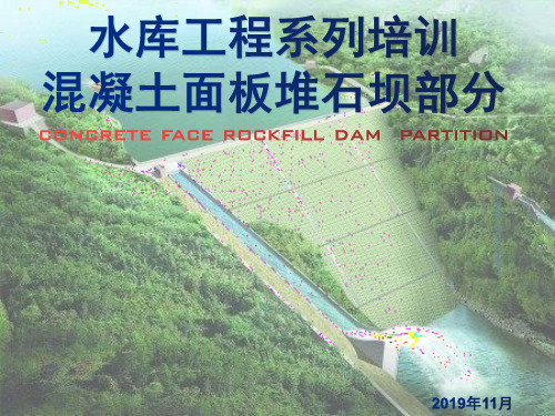 面板堆石坝结构设计培训PPT