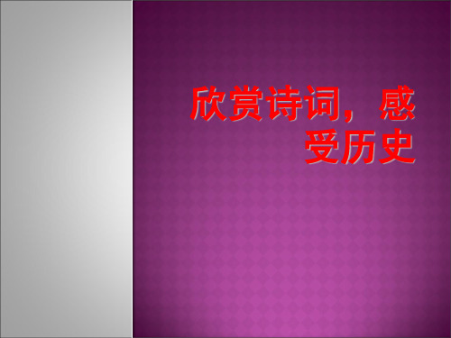 岳麓版高中历史选修一第二单元第6课《北宋王安石变法》经典课件(40张)(共40张PPT)