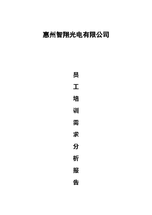 培训问卷调查分析