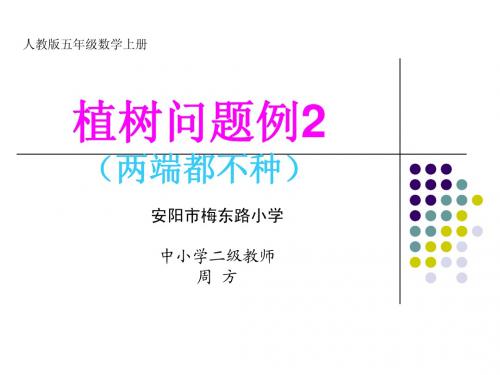 植树问题例2新
