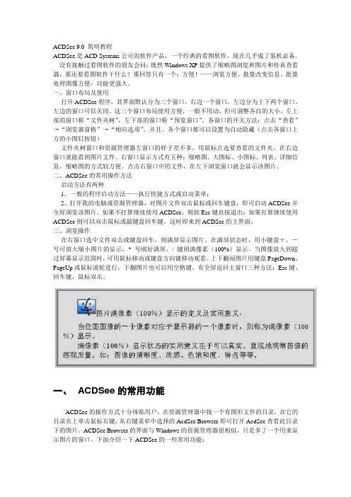 ACDSee 9.0 简明教程