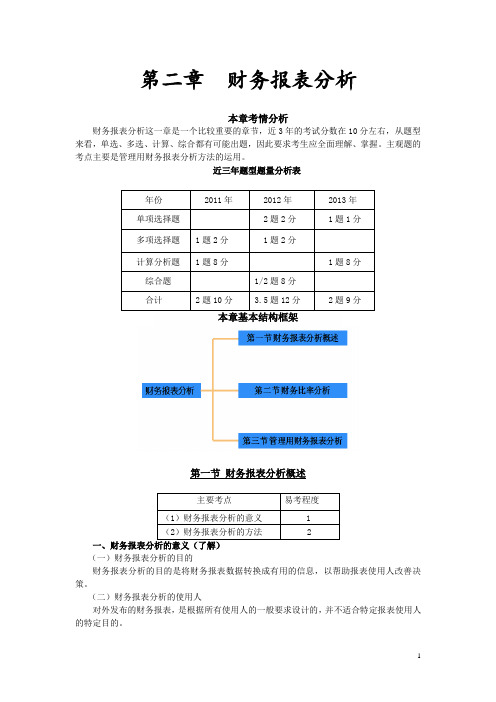 注册会计师考试-财务管理第二章