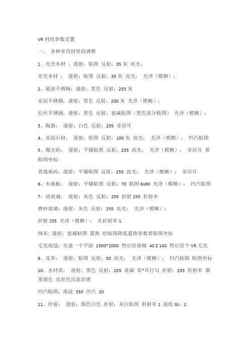 dmax材质参数大全