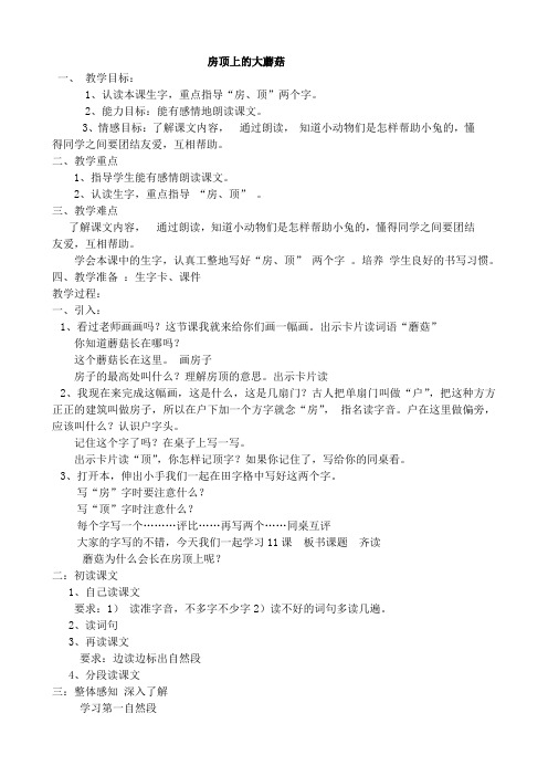 房顶上的大蘑菇
