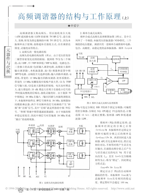 高频调谐器的结构与工作原理_上_