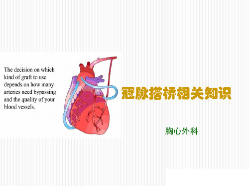 冠脉搭桥手术方式 ppt课件