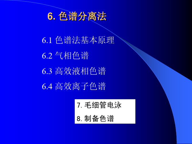 分离科学课件-中科院内部资料