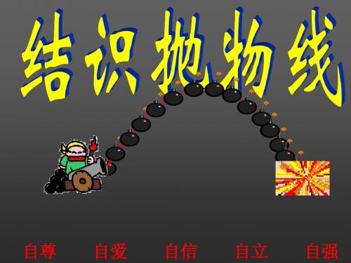 北师大版九年级数学下册《结识抛物线》PPT课件