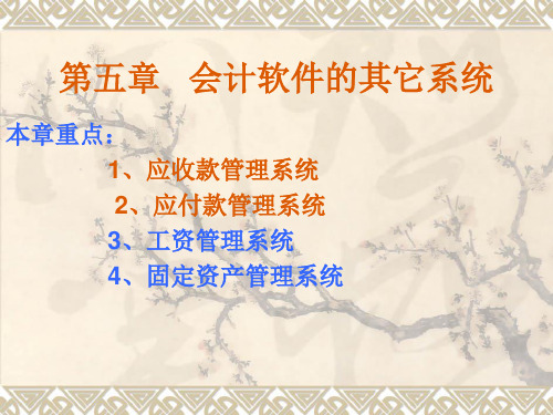初级会计电算化第五章1-2节1