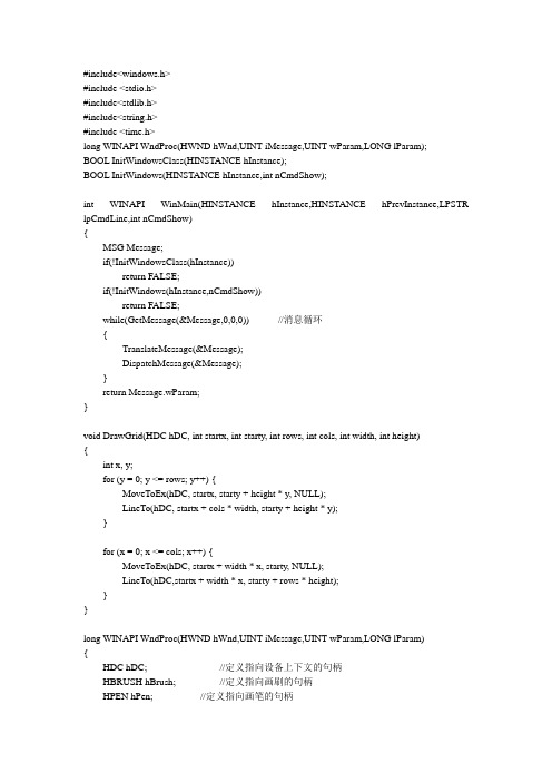 Windows的图形设备接口及Windows绘图