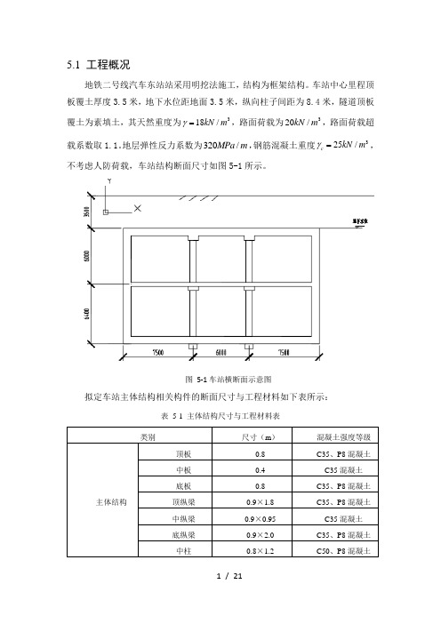 隧道土层压力荷载计算(地下铁道)