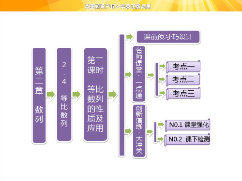 高中数学课件：第二章24等比数列第二课时等比数列的性质及应用.ppt