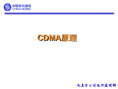 CDMA基本原理-PPT课件