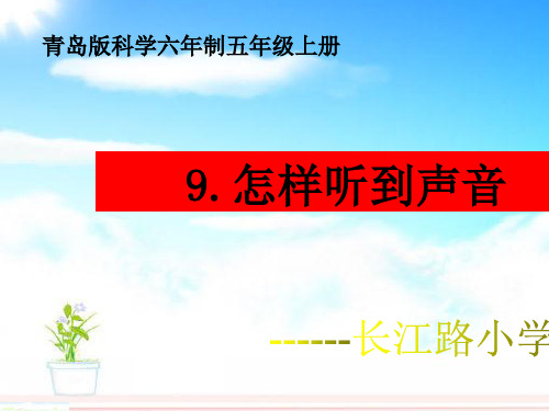 9.我们是怎么听到声音的(课件)