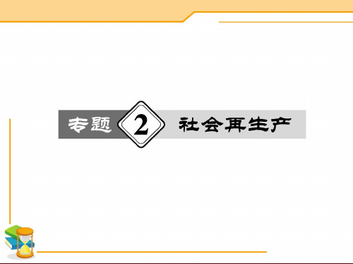 【高考政治热点重点难点专题透析】二轮复习课件：专题2 社会再生产